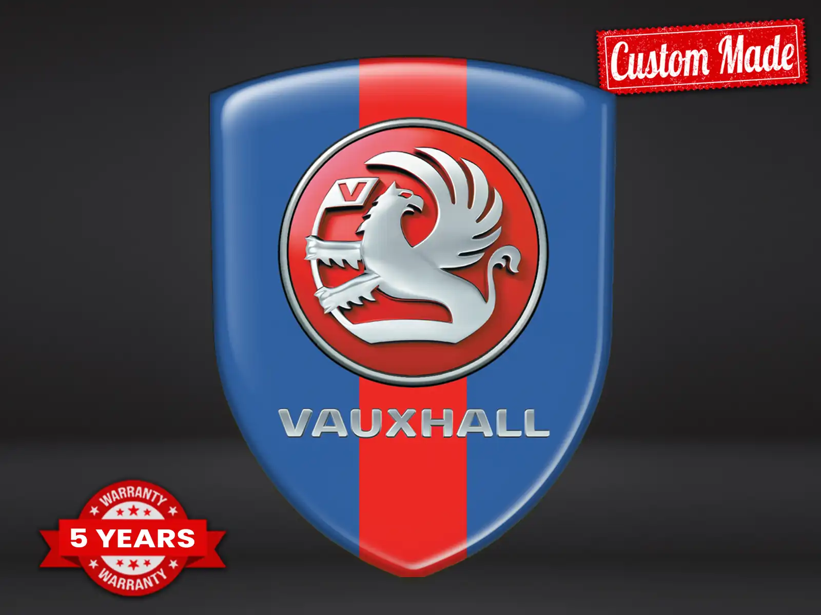 Vauxhall Emblema En Relieve Máximo Resistente Elegante Pro